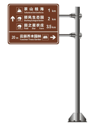 旅游交通标志牌 旅途中的指引明灯