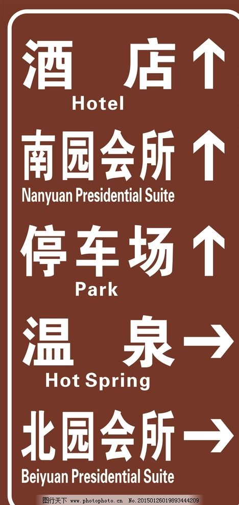 旅游标志牌 旅途中的视觉指南针
